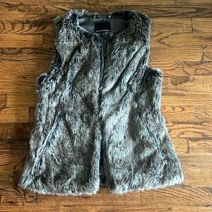 Banana Republic Faux Fur Vest